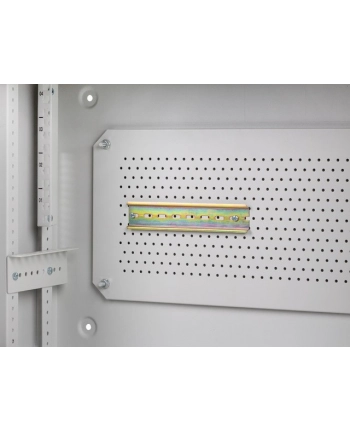 Szafa instalacyjna Lanberg rack wisząca 19'' 4U+3U 540x200 niskoprofilowa szara (złożona) nr 1