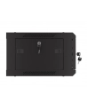 Szafa instalacyjna Lanberg rack wisząca 19'' 4U 600x450 drzwi perforowane czarna (flat pack) - nr 14