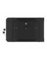 Szafa instalacyjna Lanberg rack wisząca 19'' 4U 600x450 drzwi perforowane czarna (flat pack) - nr 2
