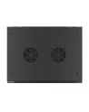 Szafa instalacyjna Lanberg rack wisząca 19'' 4U 600x450 drzwi perforowane czarna (flat pack) - nr 3