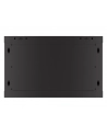 Szafa instalacyjna Lanberg rack wisząca 19'' 6U 600x450 drzwi perforowane czarna (flat pack) - nr 12