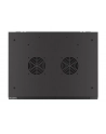 Szafa instalacyjna Lanberg rack wisząca 19'' 6U 600x450 drzwi perforowane czarna (flat pack) - nr 21