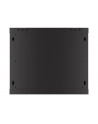 Szafa instalacyjna Lanberg rack wisząca 19'' 9U 600x450 drzwi perforowane czarna (flat pack) - nr 12