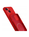 3mk pczerwonyection Etui na telefon 3mk do Apple iPhone 14 - silikonowe z MagSafe Red - nr 1