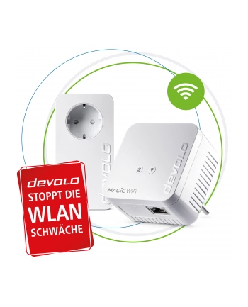 devolo Magic 1 WiFi 2-1-2 Starter Kit mini, Powerline + WiFi (2 adapters) nr 2