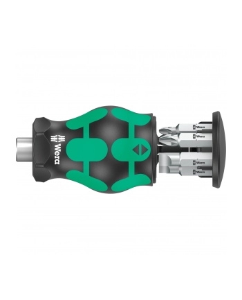 Wera Kraftform compact stubby magazine 4 bit set (Kolor: CZARNY/green, 7 pieces) nr 1