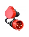 go-e adapter for Gemini flex 11 kW, CEE red three-phase current 16A > CEE red 32A (Kolor: CZARNY, 30cm) - nr 6