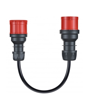go-e adapter set for Gemini flex 11 kW, 3-piece set (Kolor: CZARNY, 30cm) nr 2