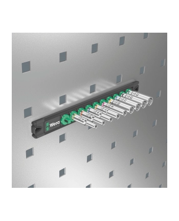 Wera socket magnetic strip A Deep 1 socket set 1/4 (Kolor: CZARNY/green, 9-piece) nr 1