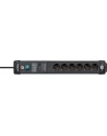 Brennenstuhl Premium-Line power strip 6-way (Kolor: CZARNY, 3 meters, 60,000A surge protection ) - nr 1
