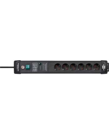 Brennenstuhl Premium-Line power strip 6-way (Kolor: CZARNY, 3 meters, 60,000A surge protection ) nr 2