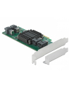 DeLOCK PCI Express x8 card for 4 x internal SFF-8643 NVMe LP, controller - nr 1