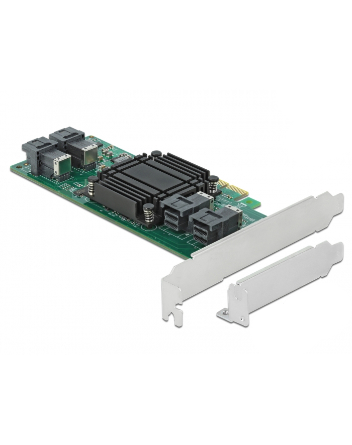 DeLOCK PCI Express x8 card for 4 x internal SFF-8643 NVMe LP, controller główny