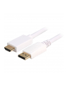 Sharkoon adapter cable Displayport 1.2 > HDMI 4K (Kolor: BIAŁY, 3 meters) - nr 6