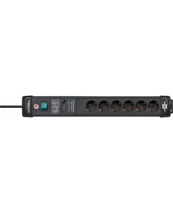 Brennenstuhl Premium-Line power strip 6-way (Kolor: CZARNY, 3 meters, 60,000A surge protection )