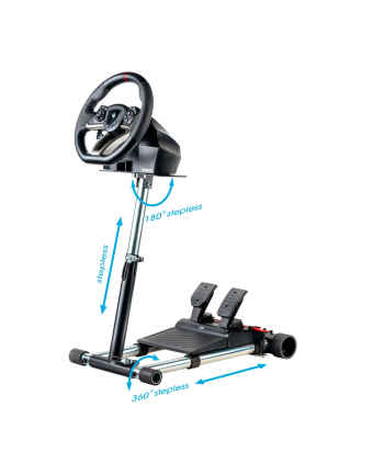 Wheel Stand Pro Deluxe V2, bracket (Kolor: CZARNY, for HORI Racing Wheel)