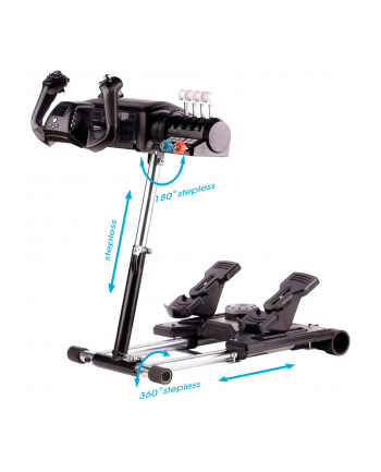 Wheel Stand Pro Deluxe V2, mount (Kolor: CZARNY, Turtle Beach VelocityOne Flight)