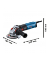 bosch powertools Bosch angle grinder GWS 17-125 S Inox Professional (blue/Kolor: CZARNY, 1,700 watts) - nr 15