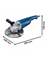 bosch powertools Bosch angle grinder GWS 20-230 J Professional (blue, 2,000 watts) - nr 1