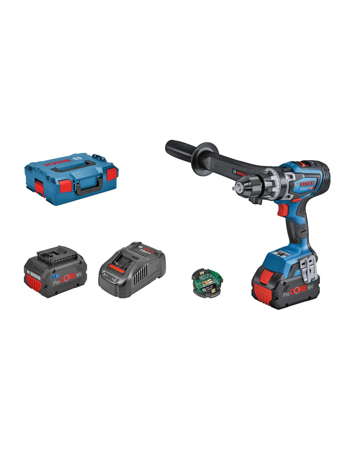 bosch powertools Bosch Cordless Impact Drill BITURBO GSB 18V-150 C Professional, 18V (blue/Kolor: CZARNY, 2x ProCORE18V 8.0Ah battery, Bluetooth module, L-BOXX) główny