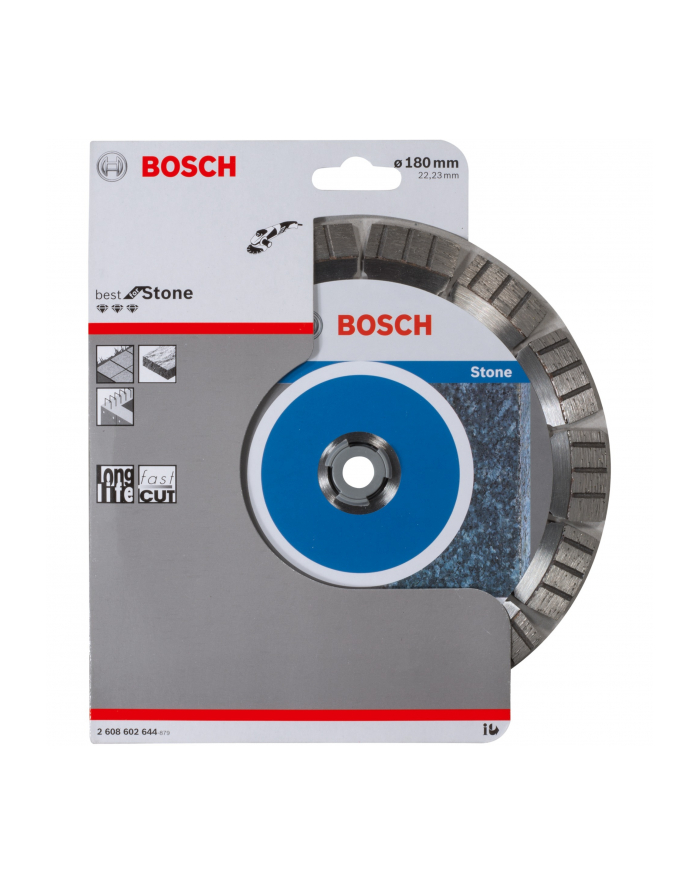bosch powertools Bosch diamond cutting disc Best for Stone,  180mm (bore 22.23mm) główny