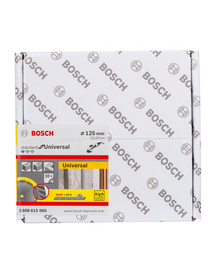 bosch powertools Bosch diamond cutting disc Standard for Universal, 125mm (10 pieces, bore 22.23mm) główny