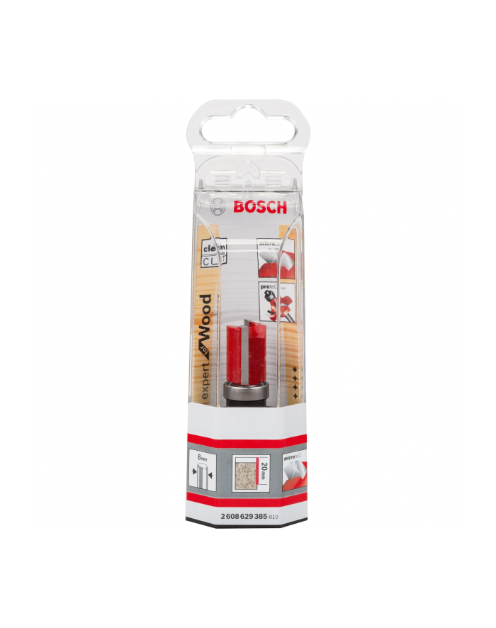 bosch powertools Bosch flush cutter Expert for Wood Laminate,  16mm (shank  8mm, double-edged, ball bearing at the top) główny