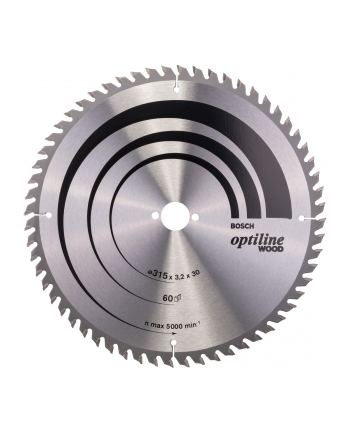 bosch powertools Bosch circular saw blade Optiline Wood, 315mm, 60T