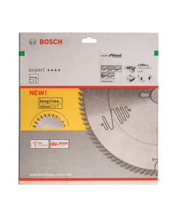 bosch powertools Bosch circular saw blade Expert for Wood, 250mm, 60Z (bore 30mm)