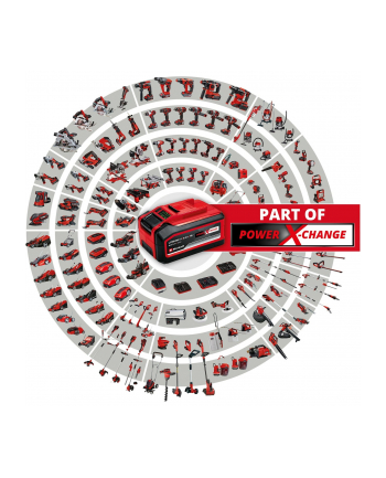 Einhell cordless drill/driver set TE-CD 18/45 3X-Li +22, 18Volt (red/Kolor: CZARNY, Li-ion battery 2.0Ah, 22-piece accessories)