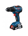 bosch powertools Bosch battery combo kit GDX 18V-200 Professional + GSR 18V-55 Professional, 18Volt, tool set (blue/Kolor: CZARNY, 2x Li-ion battery 4.0Ah, impact wrench and drill driver, in L-case) - nr 12