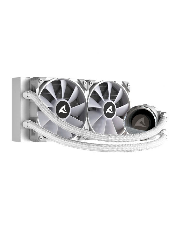 Sharkoon S80 RGB White AIO 240mm, water cooling (Kolor: BIAŁY) główny