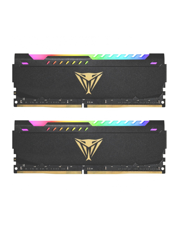 Patriot DDR4 - 16GB - 4133 - CL - 19 (2x 8 GB) dual kit, RAM (Kolor: CZARNY, PVSR416G413C9K, Viper Steel RGB, INTEL XMP) główny