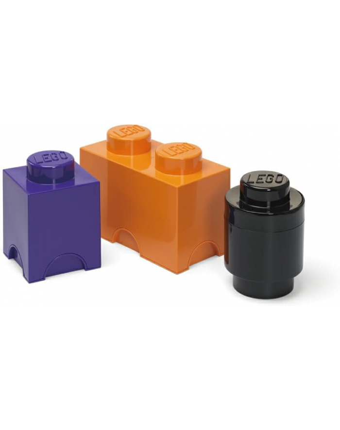 Room Copenhagen LEGO memory block multi pack 3 pieces, storage box (orange, size S) główny