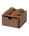 Room Copenhagen LEGO 2x2 wooden desk drawer, storage box (oak, dark) - nr 1