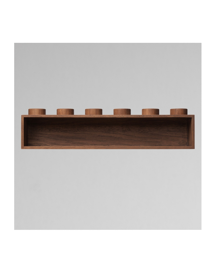 Room Copenhagen LEGO 1x6 bookshelf 41120901 (oak, dark stained) główny