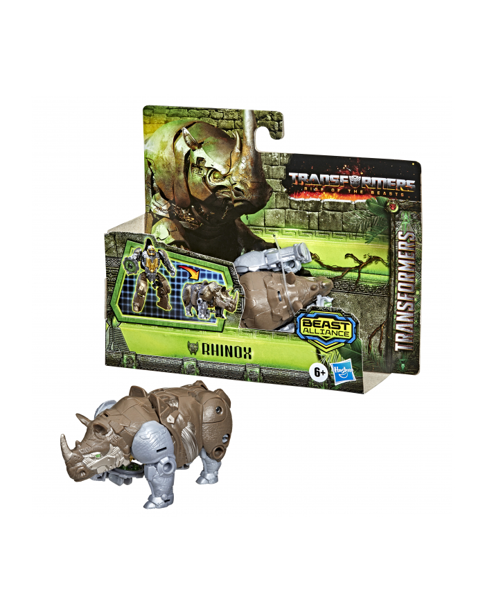 Hasbro Transformers: Rise of the Beasts Battle Changers Rhinox Toy Figure (11 cm Tall) główny