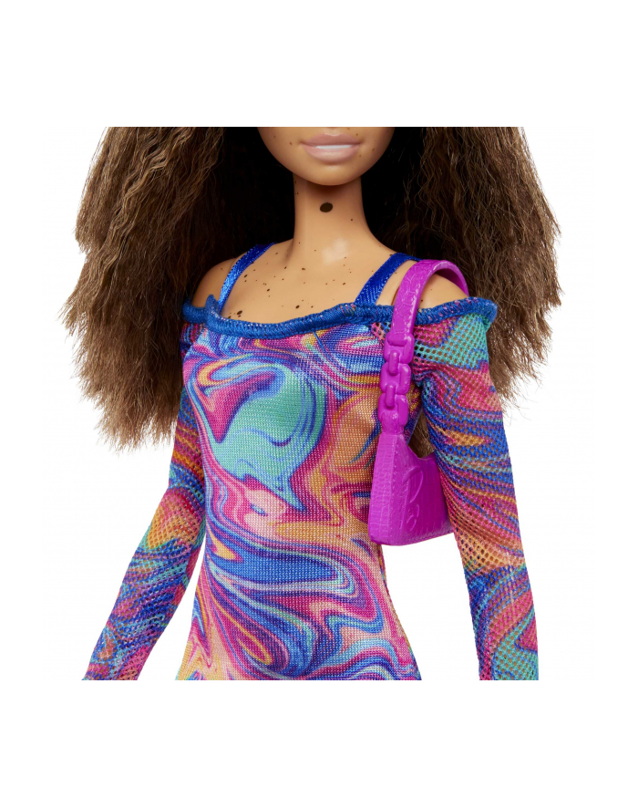 Mattel Barbie fashionistas doll with crimped hair and freckles główny