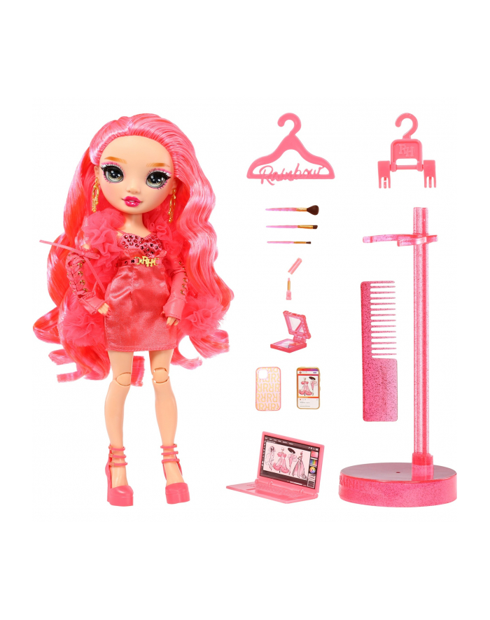 MGA Entertainment Rainbow High S23 Pink Fashion Doll - Priscilla Perez, doll główny