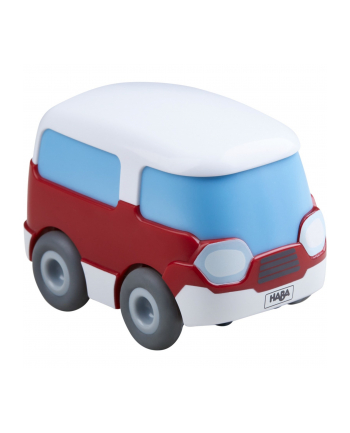 HABA Kullerbü - Red Bus, toy vehicle (Kolor: BIAŁY/anthracite)