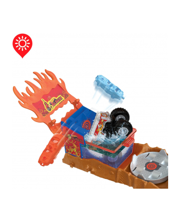 Hot Wheels Monster Trucks Arena World: 5 Alert Rescue Toy Vehicle (Includes 2 Color Shifters Destructible Cars)