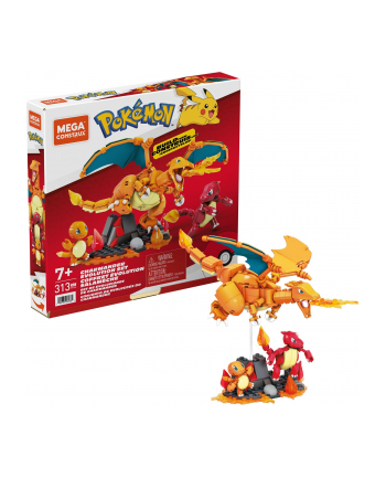 megabloks Mattel MEGA Pokémon Charmander Evolution Set Construction Toy