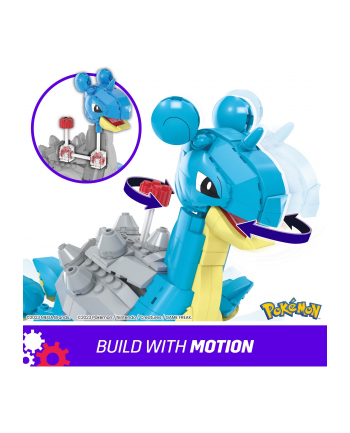 megabloks Mattel MEGA Pokémon Lapras Construction Toy