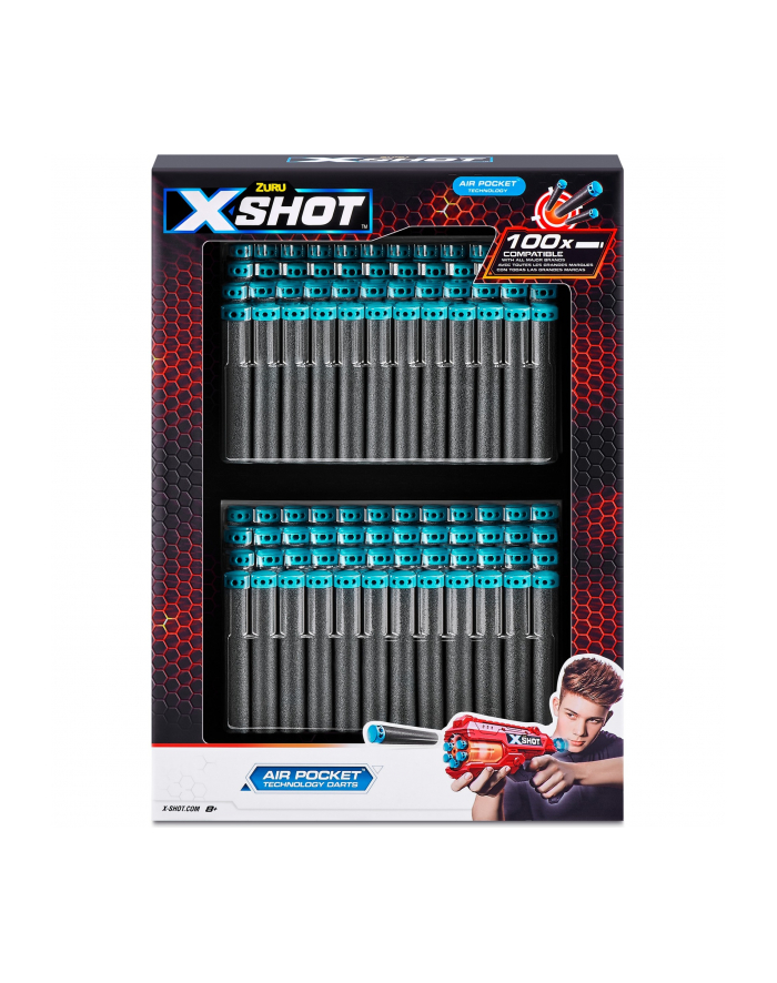 ZURU X-Shot 100 pack refill darts, dart blaster główny