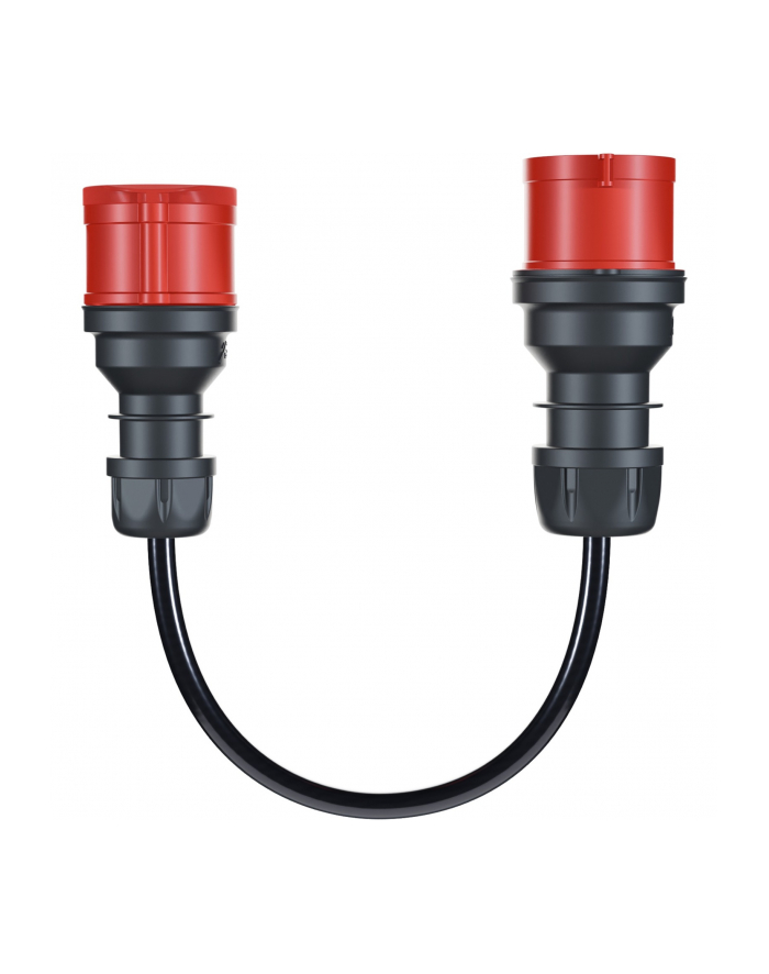 go-e adapter for Gemini flex 11 kW, CEE red three-phase current 16A > CEE red 32A (Kolor: CZARNY, 30cm) główny