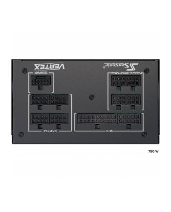 Seasonic VERTEX GX-750 750W, PC power supply (Kolor: CZARNY, 3x PCIe, cable management, 750 watts)