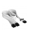 Corsair Premium Sleeved PCIe 5.0 12VHPWR PSU adapter cable (Kolor: BIAŁY, 50cm) - nr 7