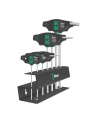 Wera 454/7 HF set 2 T-handle screwdrivers + rack, 7 pieces (Kolor: CZARNY/green, with holding function) - nr 12
