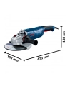 bosch powertools Bosch angle grinder GWS 24-230 P Professional (blue, 2,400 watts) - nr 6
