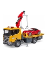 BRUD-ER Scania Super 560R Abschlepp-LKW mit Light ' Sound Modul und Roadster - nr 11
